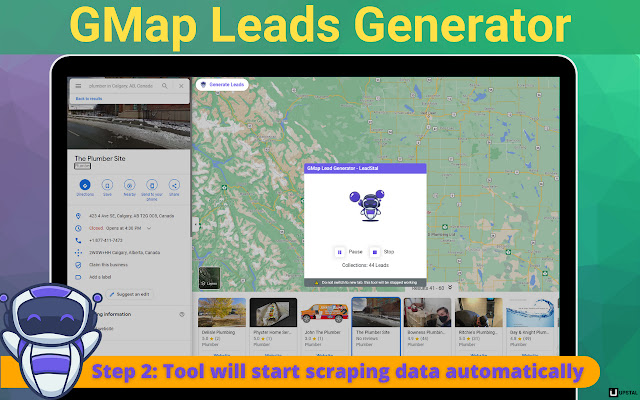 GMap Leads Generator - LeadStal chrome谷歌浏览器插件_扩展第2张截图