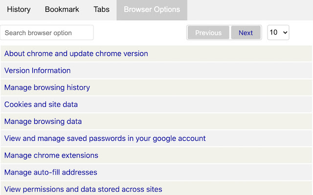 Chrome link search chrome谷歌浏览器插件_扩展第5张截图