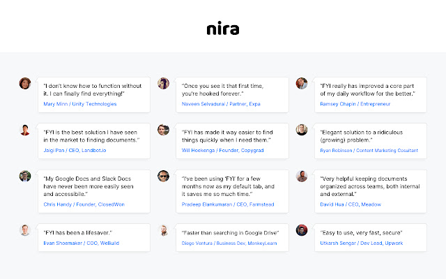 Nira: Search, Find, and Organize Documents chrome谷歌浏览器插件_扩展第3张截图