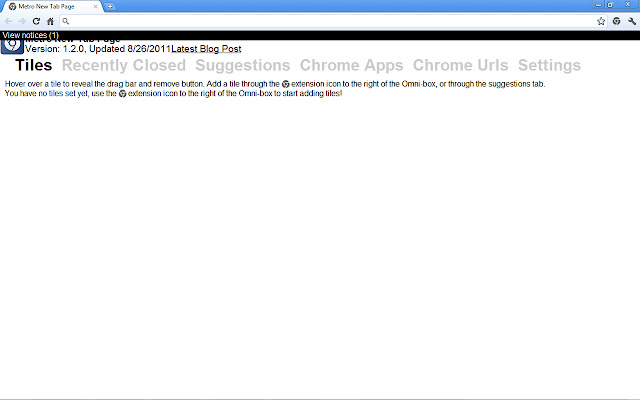 Metro New Tab Page chrome谷歌浏览器插件_扩展第3张截图