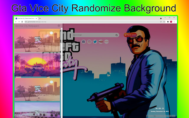 Gta Vice City Wallpapers and New Tab chrome谷歌浏览器插件_扩展第2张截图