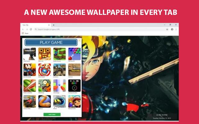 Boruto Series Wallpapers and New Tab chrome谷歌浏览器插件_扩展第3张截图
