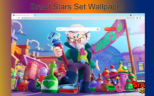 Brawl Stars Wallpapers and New Tab chrome谷歌浏览器插件_扩展第1张截图