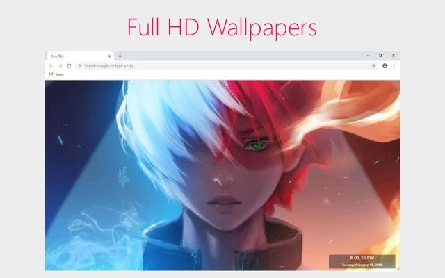 Anime Wallpapers and New Tab chrome谷歌浏览器插件_扩展第1张截图