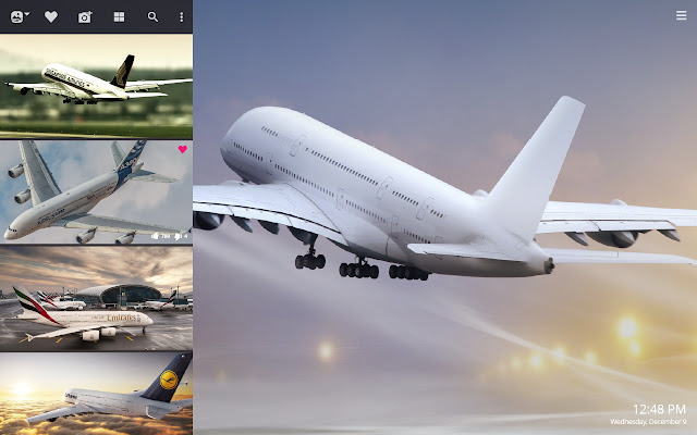 Airbus A380 HD Wallpapers New Tab Theme chrome谷歌浏览器插件_扩展第2张截图