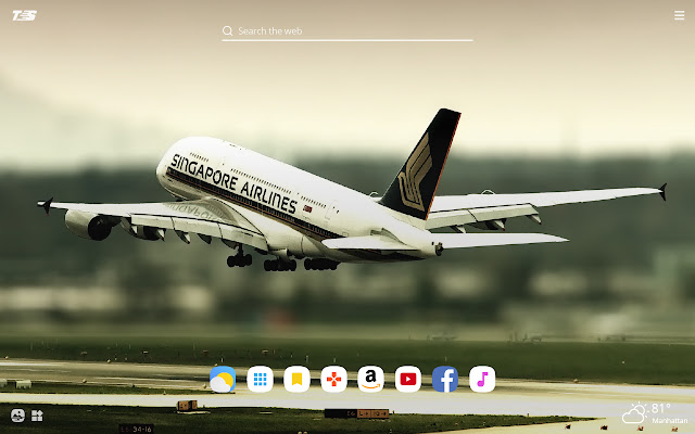 Airbus A380 HD Wallpapers New Tab Theme chrome谷歌浏览器插件_扩展第3张截图