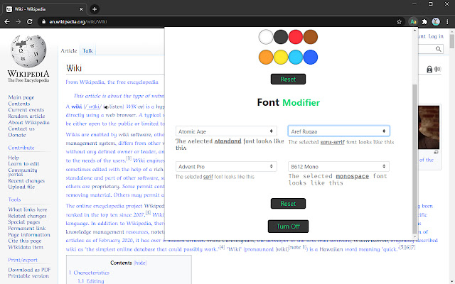 Font Customizer chrome谷歌浏览器插件_扩展第2张截图