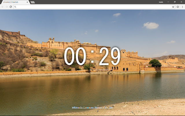 'Photo of the day' Clock chrome谷歌浏览器插件_扩展第2张截图