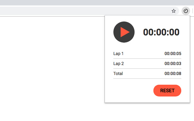 Stopwatch Extension chrome谷歌浏览器插件_扩展第2张截图