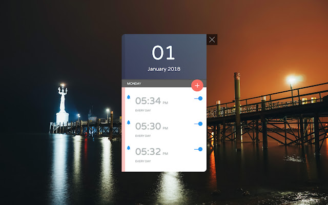 Alarm Clock - Alarm & Weather chrome谷歌浏览器插件_扩展第2张截图