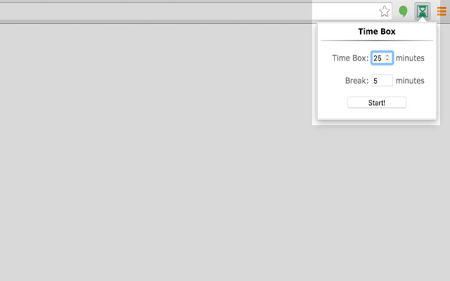 Time Box chrome谷歌浏览器插件_扩展第1张截图