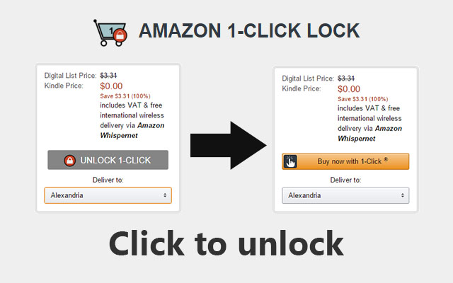 Amazon 1-Click Lock chrome谷歌浏览器插件_扩展第1张截图