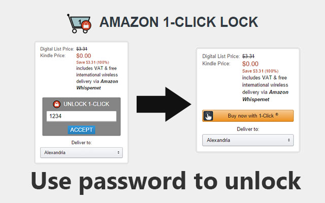 Amazon 1-Click Lock chrome谷歌浏览器插件_扩展第2张截图