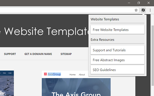 Free Website Templates chrome谷歌浏览器插件_扩展第1张截图