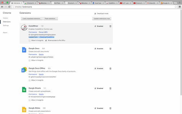 CodeMirror chrome谷歌浏览器插件_扩展第2张截图