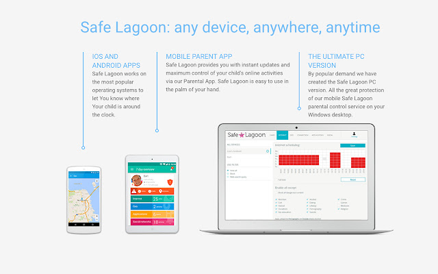 Safe Lagoon – Parental control chrome谷歌浏览器插件_扩展第1张截图