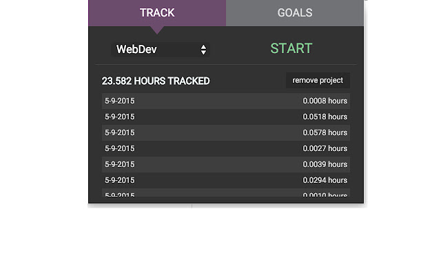Web Time Tracker chrome谷歌浏览器插件_扩展第1张截图