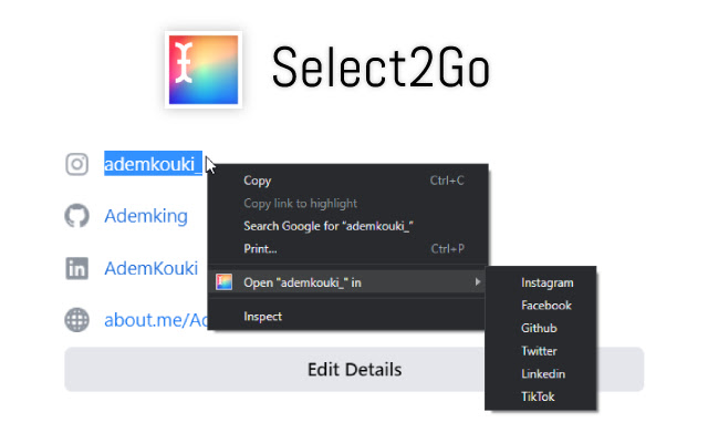 Select2Go chrome谷歌浏览器插件_扩展第2张截图