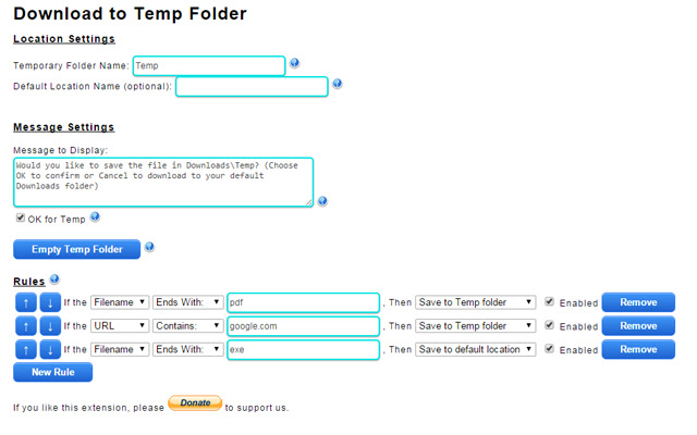 Download to Temp Folder chrome谷歌浏览器插件_扩展第4张截图