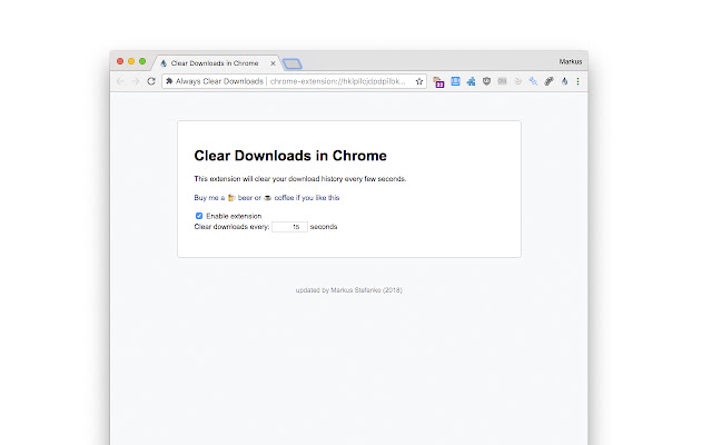 Always Clear Downloads in Chrome chrome谷歌浏览器插件_扩展第1张截图