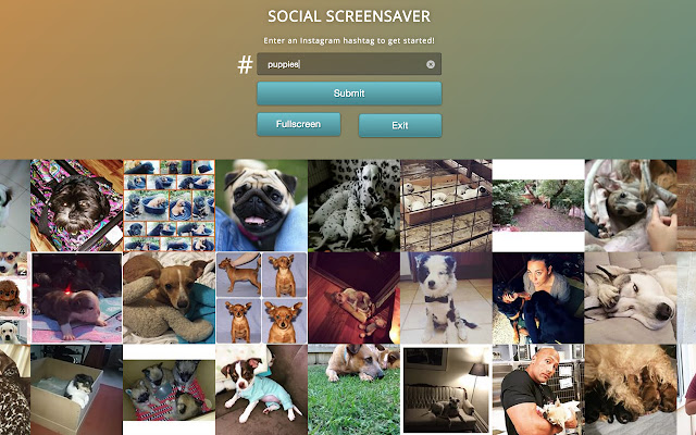 Social Screensaver chrome谷歌浏览器插件_扩展第1张截图