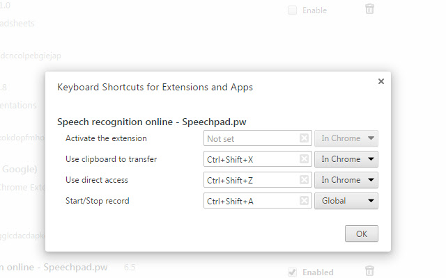 Online speech recognition chrome谷歌浏览器插件_扩展第4张截图