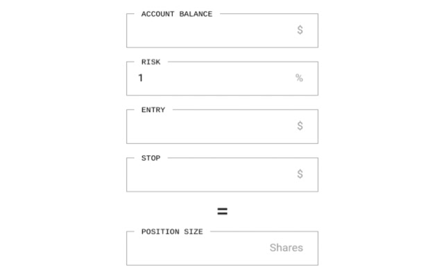 Risk Calculator chrome谷歌浏览器插件_扩展第1张截图