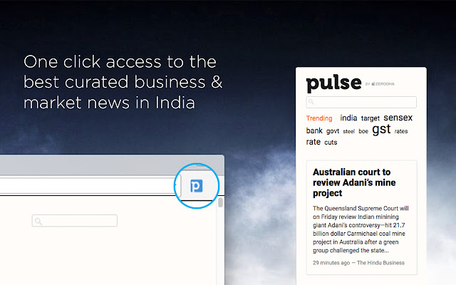 Pulse by Zerodha chrome谷歌浏览器插件_扩展第1张截图