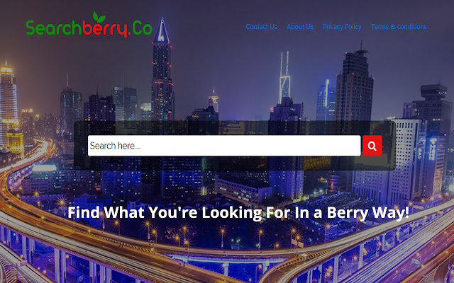 Searchberry Home Page chrome谷歌浏览器插件_扩展第1张截图