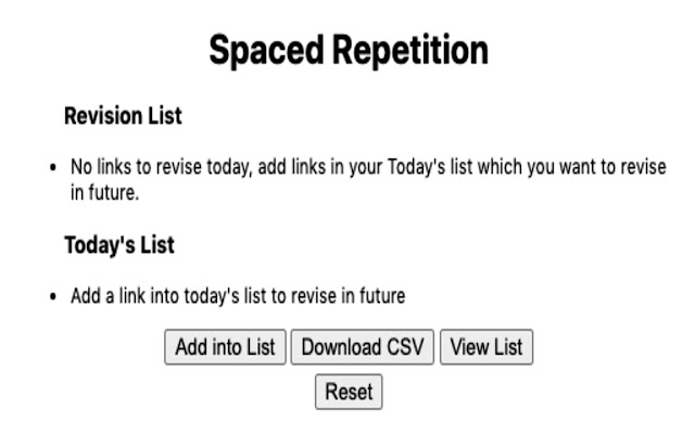 Spaced Repetition chrome谷歌浏览器插件_扩展第1张截图