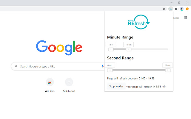 Random Refresh chrome谷歌浏览器插件_扩展第1张截图