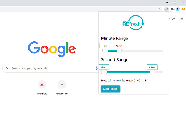 Random Refresh chrome谷歌浏览器插件_扩展第2张截图