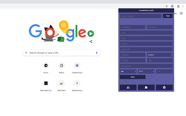 TweetNinja Autofill/ACO chrome谷歌浏览器插件_扩展第1张截图