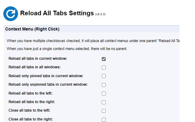 Reload All Tabs chrome谷歌浏览器插件_扩展第4张截图