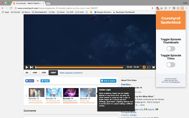 Crunchyroll Spoilerblock chrome谷歌浏览器插件_扩展第3张截图