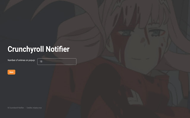 Crunchyroll Notifier chrome谷歌浏览器插件_扩展第2张截图