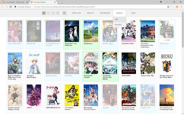 Crunchy Queue chrome谷歌浏览器插件_扩展第1张截图