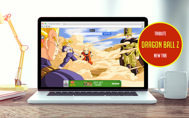 *NEW* Dragon Ball Z HD Wallpapers Tab Theme chrome谷歌浏览器插件_扩展第1张截图