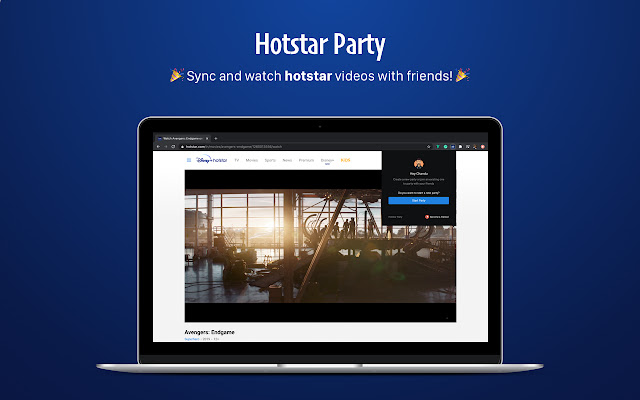 Hotstar Party chrome谷歌浏览器插件_扩展第1张截图