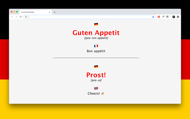 Everyday German phrases chrome谷歌浏览器插件_扩展第4张截图