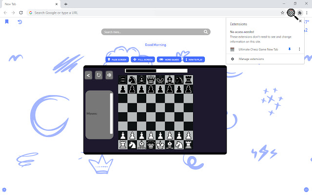 Ultimate Chess Game New Tab chrome谷歌浏览器插件_扩展第1张截图