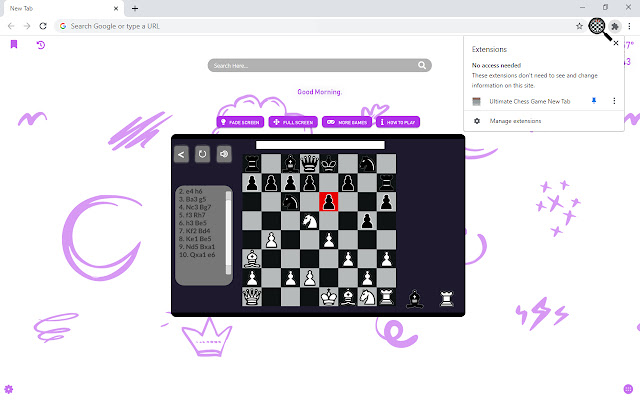 Ultimate Chess Game New Tab chrome谷歌浏览器插件_扩展第5张截图