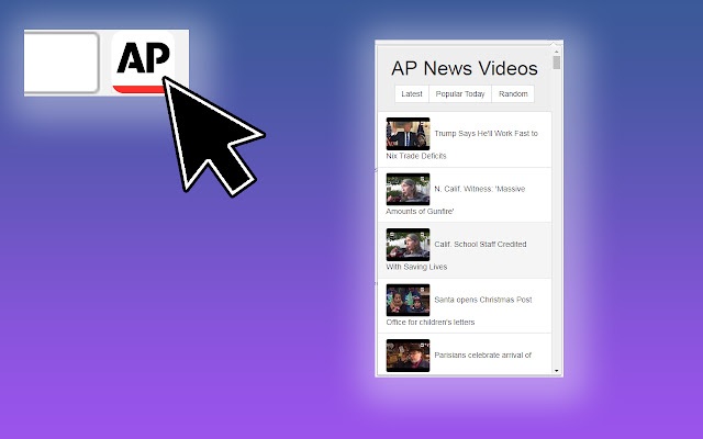 Latest AP News Videos chrome谷歌浏览器插件_扩展第1张截图