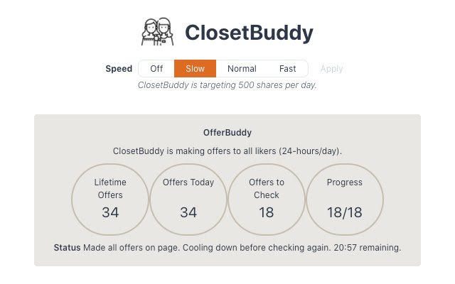 Closet Buddy | Poshmark Automation Tool chrome谷歌浏览器插件_扩展第3张截图