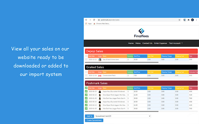 Finalfees Tracker chrome谷歌浏览器插件_扩展第3张截图