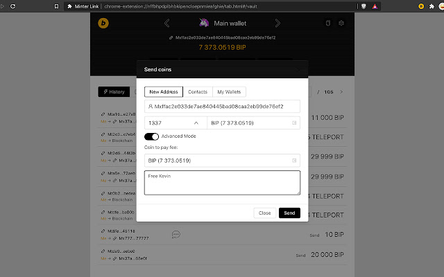 Minter Link chrome谷歌浏览器插件_扩展第5张截图