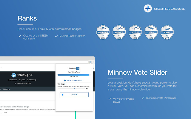 SteemPlus chrome谷歌浏览器插件_扩展第3张截图