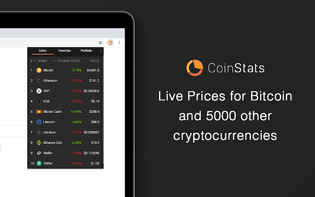 CoinStats - Crypto Portfolio Tracker chrome谷歌浏览器插件_扩展第1张截图