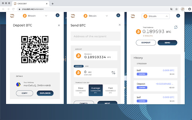 Crocobit Wallet chrome谷歌浏览器插件_扩展第1张截图