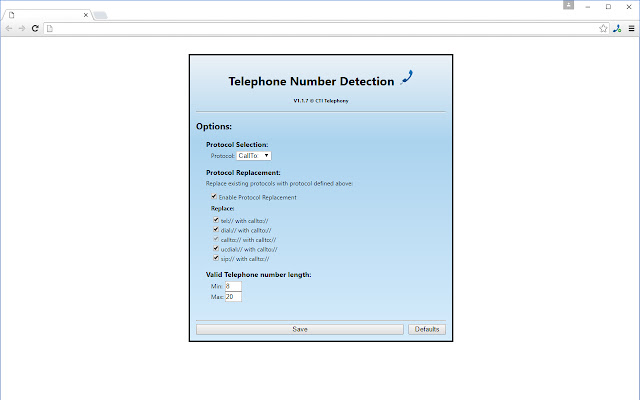 Telephone Number Detection chrome谷歌浏览器插件_扩展第2张截图